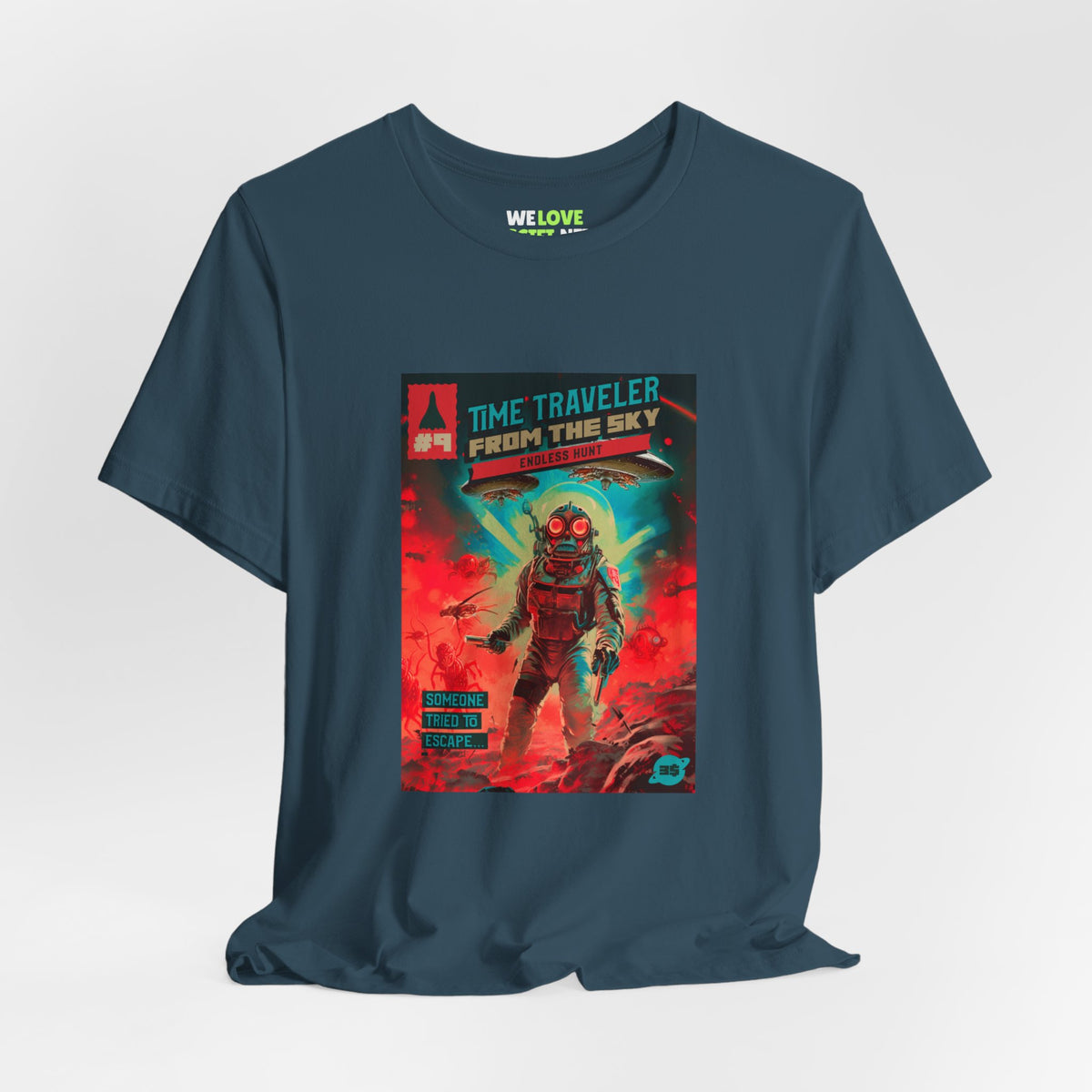 Time Traveler Retro Sci-Fi T-Shirt-welovescifi.net