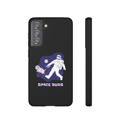 Space Buds Samsung Galaxy Cases Astronaut Dog SciFi Design