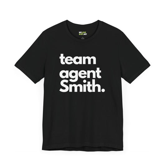 Agent Smith Sci-Fi T-Shirt Supervillain Tee We Love Sci-Fi