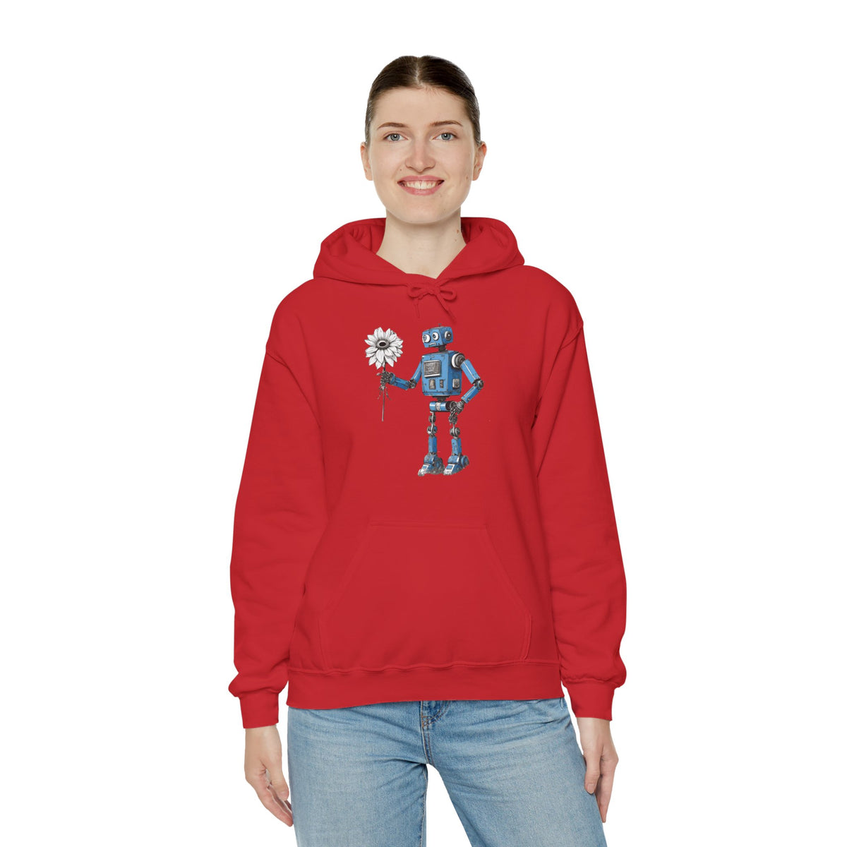 Robot Space Art Hoodie | Maybe Baby Sci-Fi Hoodie