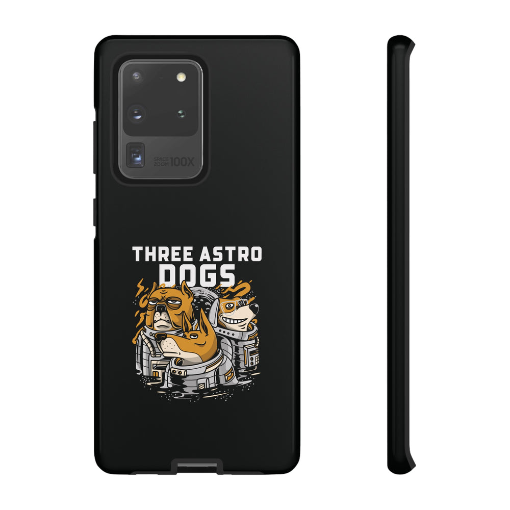 Three Astro Dogs Funny Sci-Fi Tough Samsung Galaxy Mobile Cases-welovescifi.net