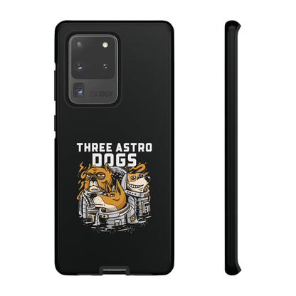 Three Astro Dogs Funny Sci-Fi Tough Samsung Galaxy Mobile Cases-welovescifi.net