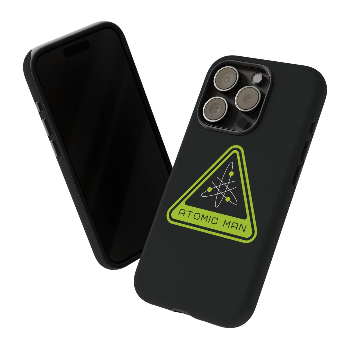 Atomic Man Retro Sign Sci-Fi Tough iPhone Mobile Cases