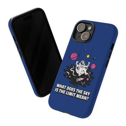 Astronaut iPhone Case Sky Is the Limit Sci-Fi Mobile Cover