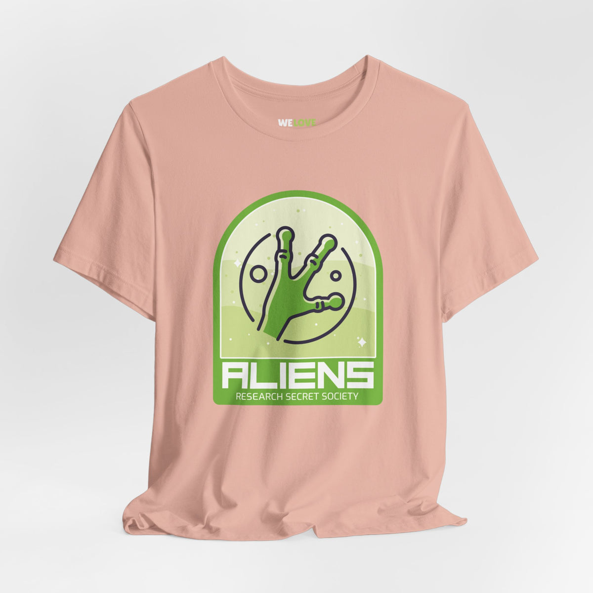 Aliens Research Secret Society UFO SciFi T-Shirt-welovescifi