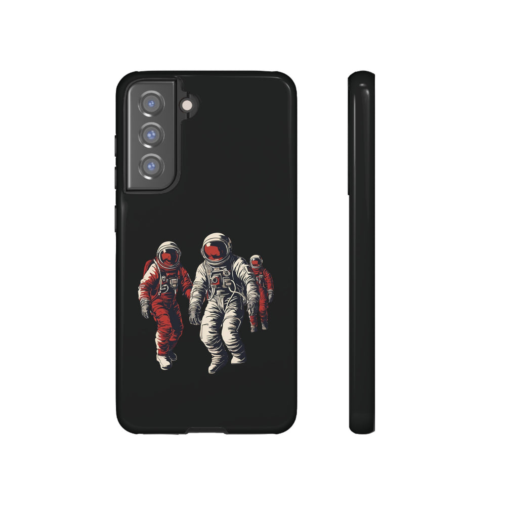 Astronauts In Red SpaceArt Tough Samsung Galaxy Mobile Cases