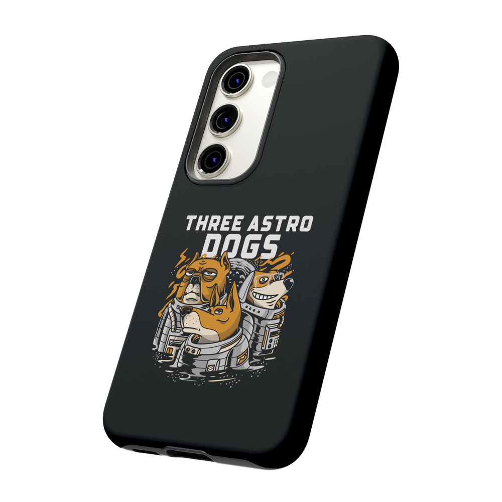 Three Astro Dogs Funny Sci-Fi Tough Samsung Galaxy Mobile Cases-welovescifi.net