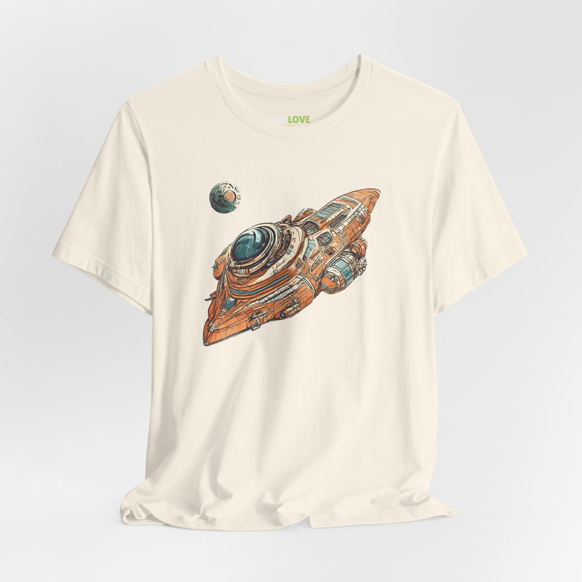 spaceship sci-fi t-shirt-Spaceship 76 Sci-Fi T-Shirt