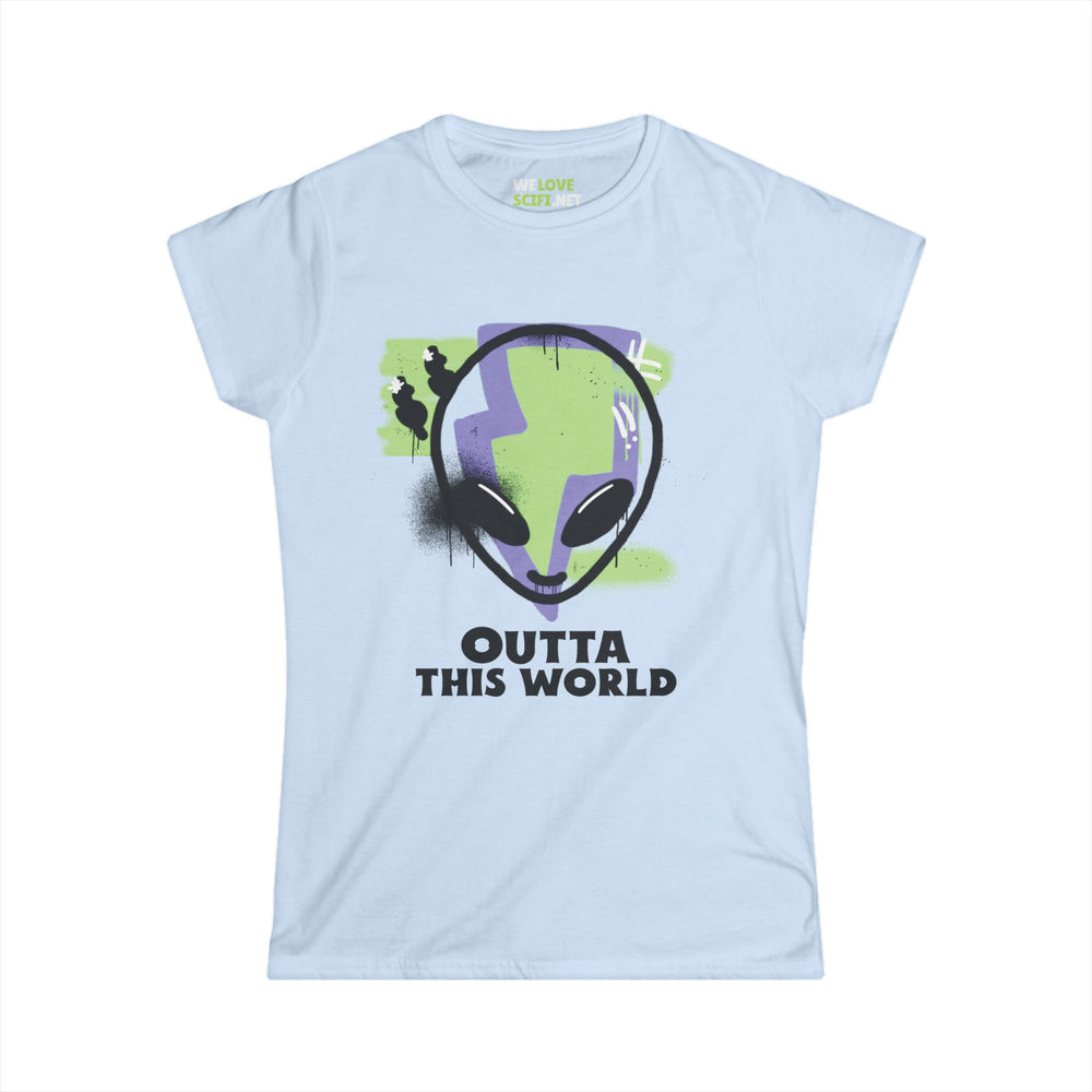 Funny Alien Tee - Outta This World Grunge Women's Shirt