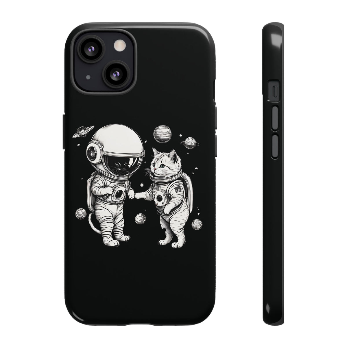 Space Kitties iPhone Cases Astronaut Cat Tough Mobile Cover