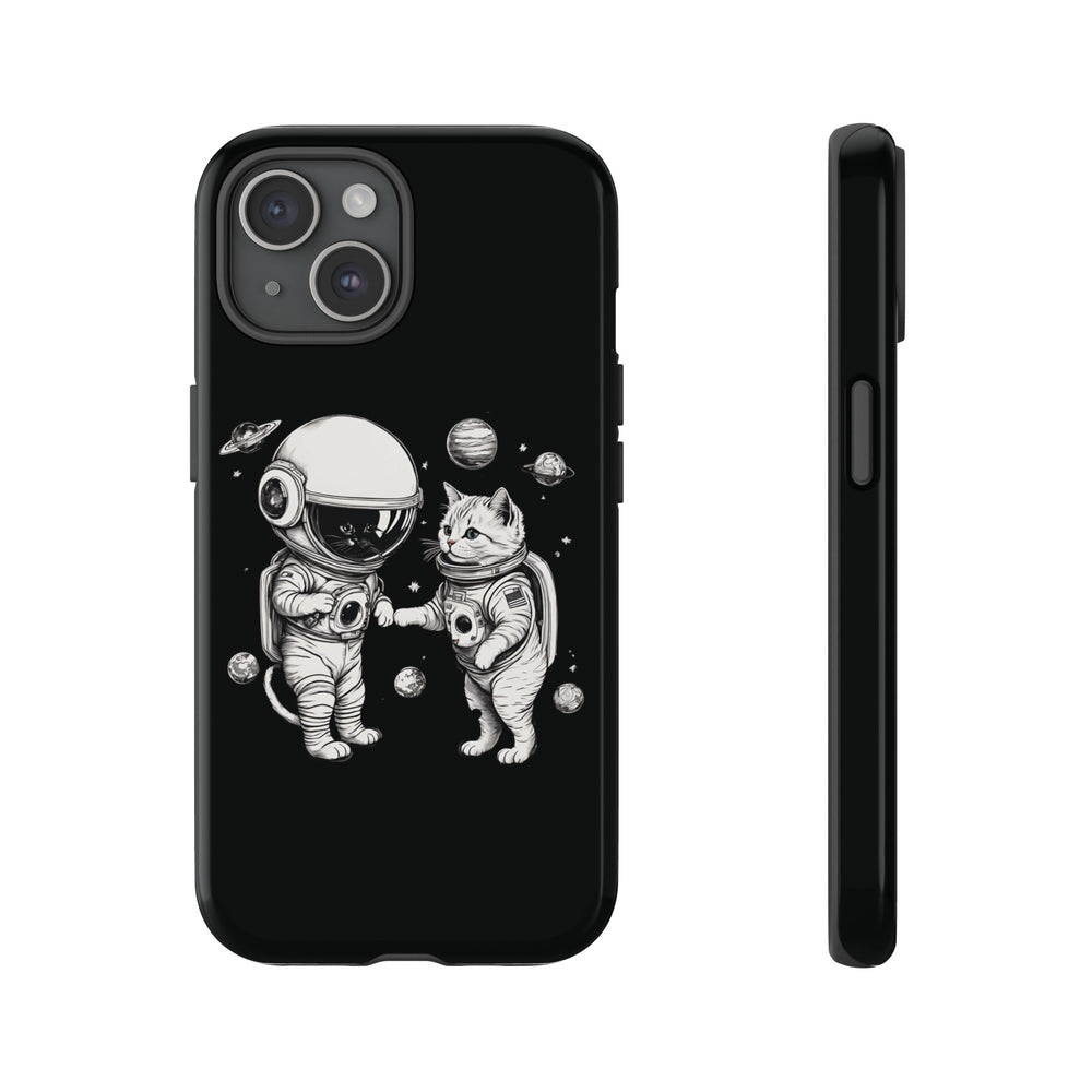 Space Kitties iPhone Cases Astronaut Cat Tough Mobile Cover