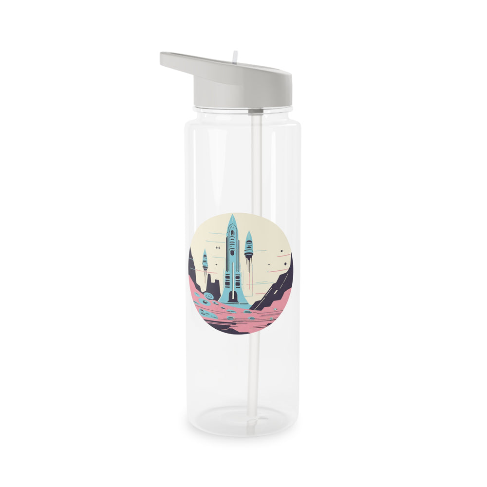 Retro Sci-Fi Water Bottle | Liftoff Tritan Hydration Bottle