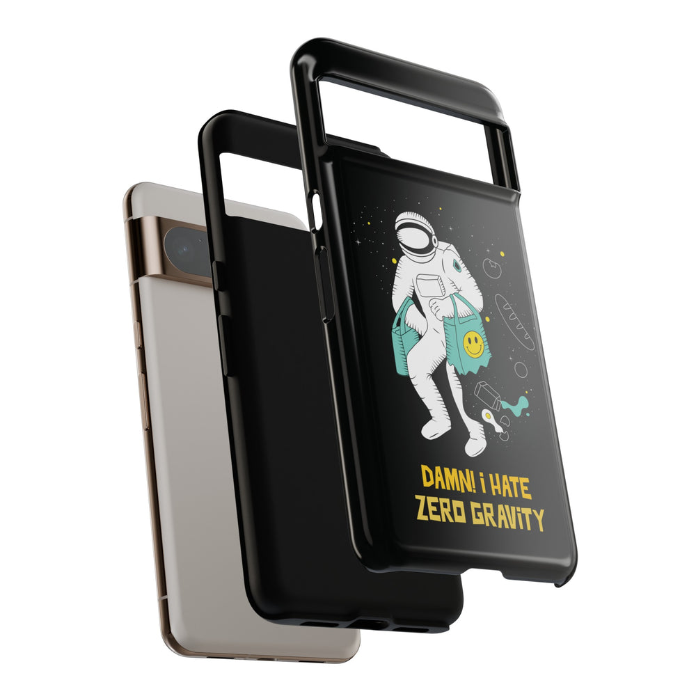 Zero Gravity Funny Astronaut Sci-Fi Tough Google Pixel Mobile Cases-welovescifi.net