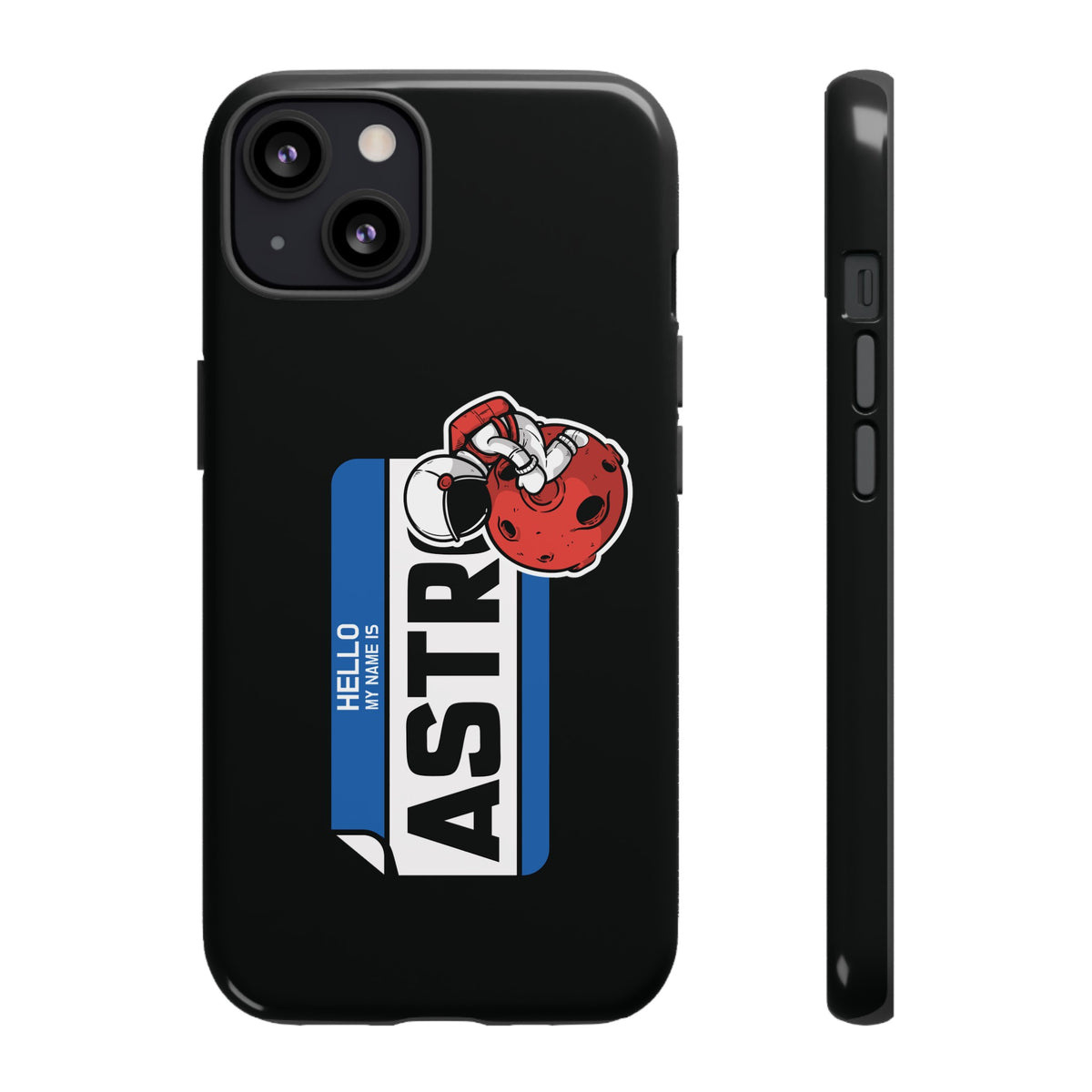 Funny Astronaut iPhone Case Tough & Cool Sci-Fi Mobile Cover