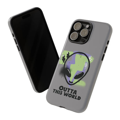 UFO iPhone Case Outta This World Sci-Fi Tough Mobile Cases