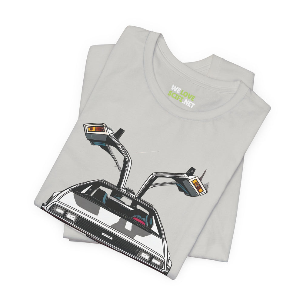 Delorian Sci-Fi T-Shirt | Unique Delorian Sci-Fi Apparel