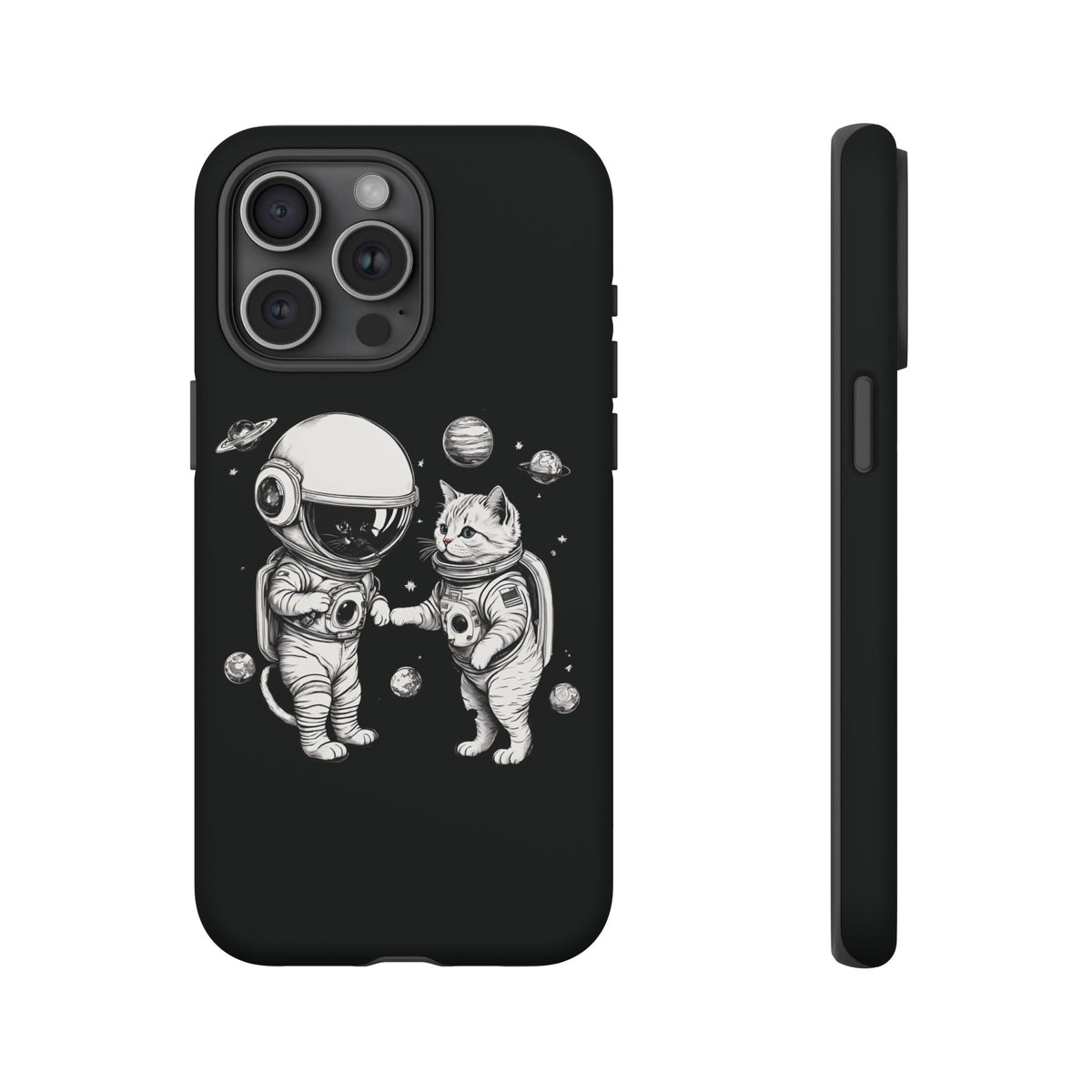 Space Kitties iPhone Cases Astronaut Cat Tough Mobile Cover