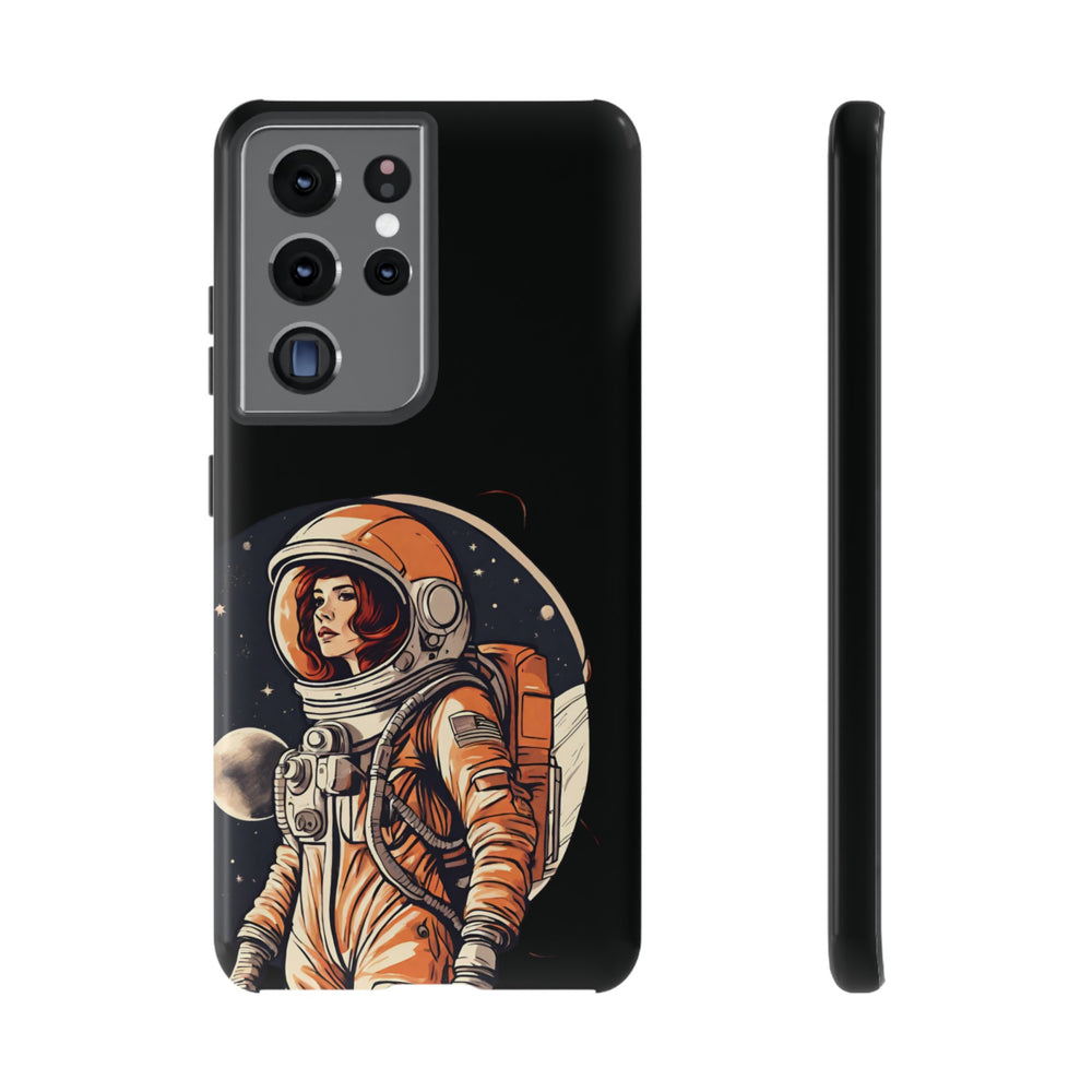 Spacegirl Astronaut Samsung Galaxy Cases