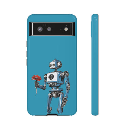 You Never Bring Me Flowers Robot SpaceArt Tough Google Pixel Mobile Cases-welovescifi.net