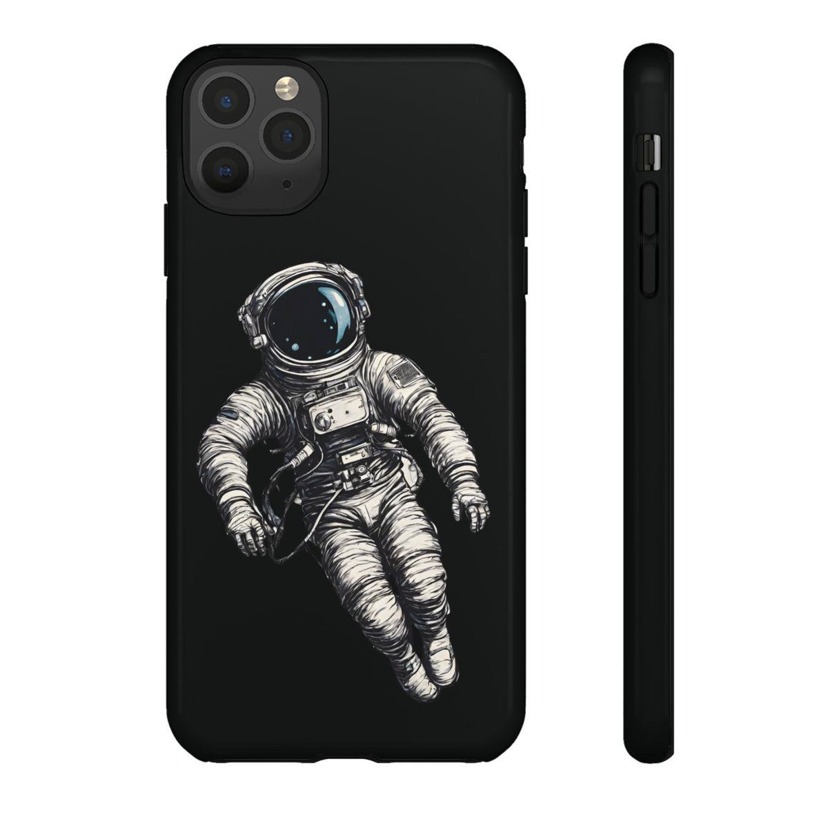 Floating Astronaut SpaceArt Sci-Fi Tough iPhone Mobile Cases