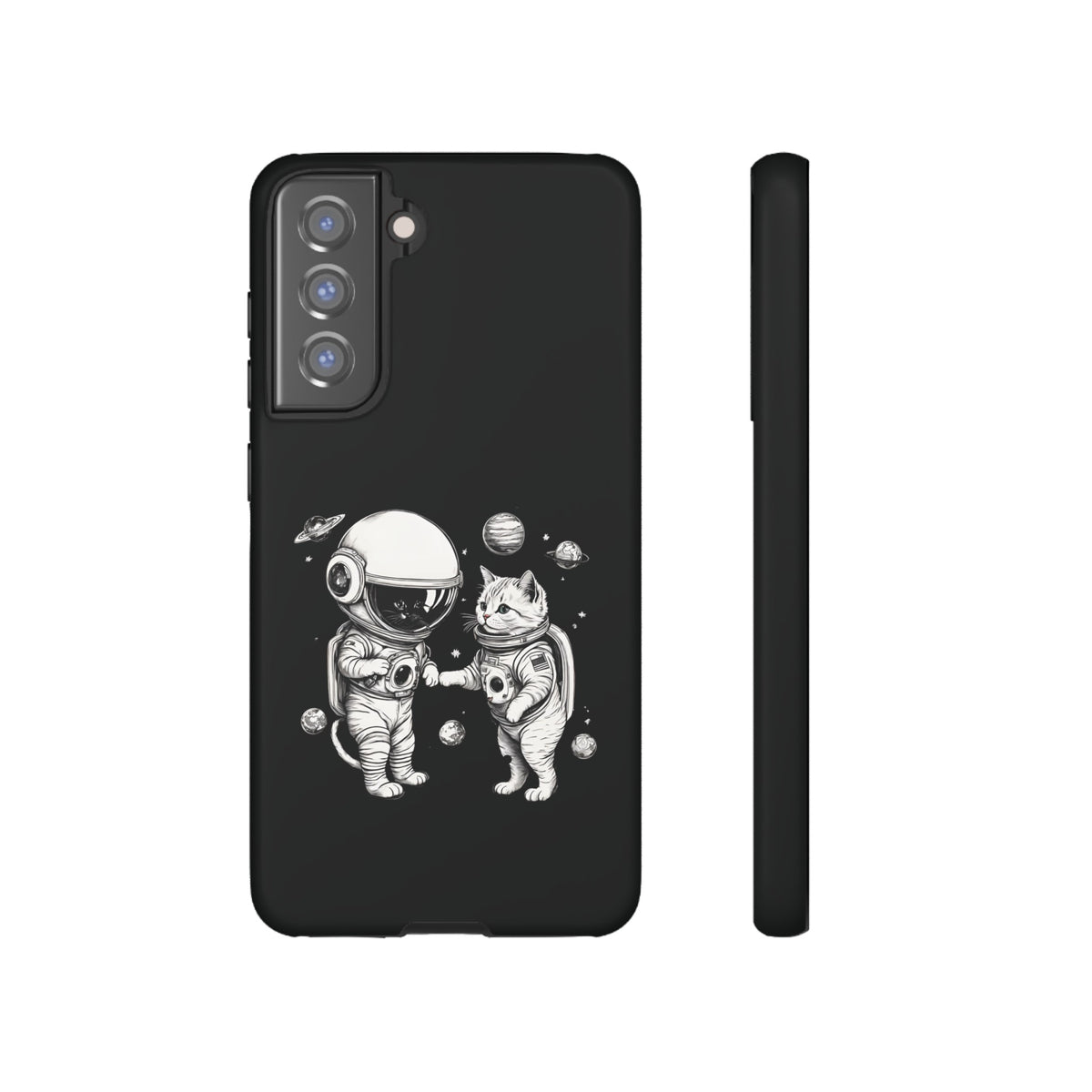 Space Kittie Samsung Galaxy Cases Tough Astronaut Cat Cover