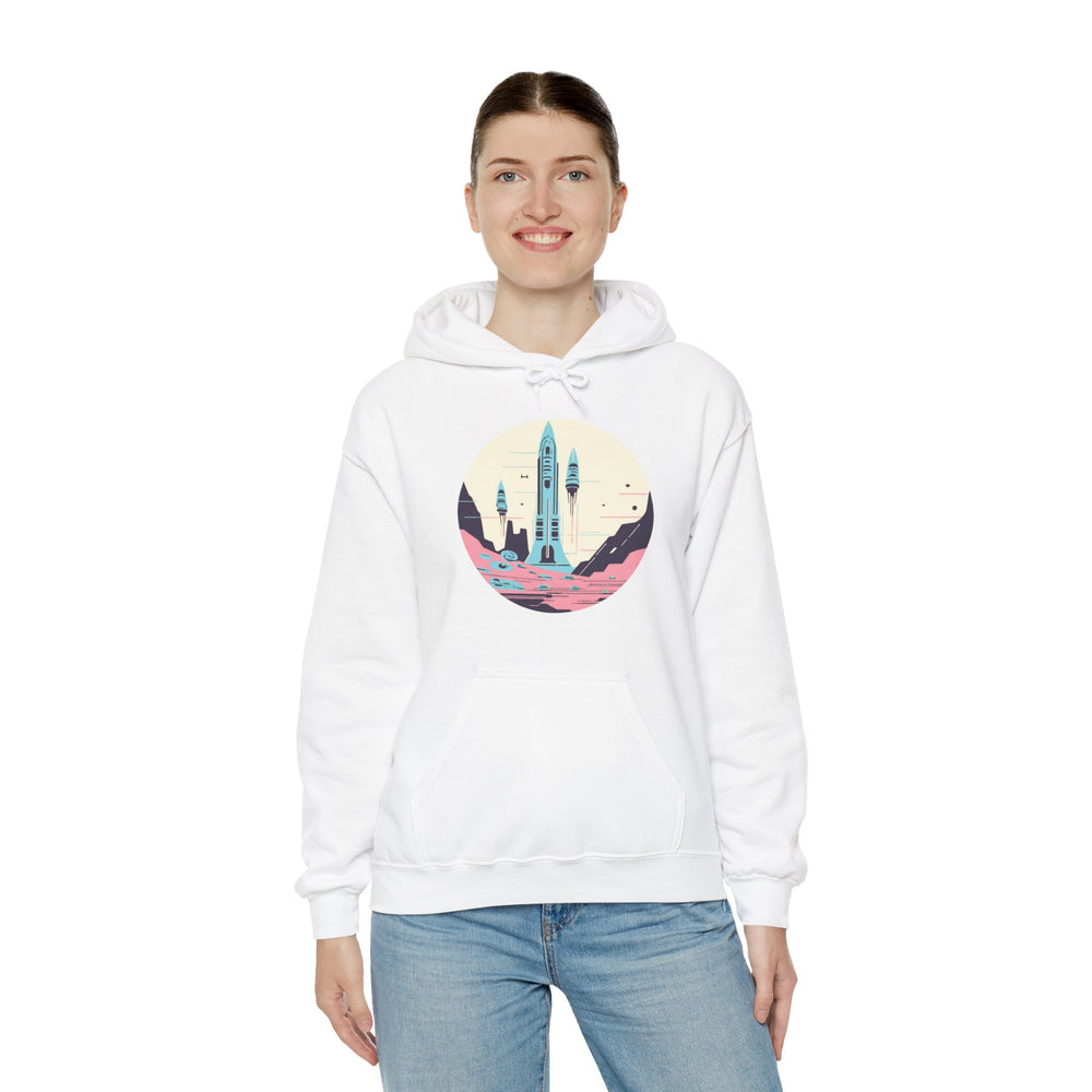 Space Art Hoodie - Sci-Fi Design for Space Enthusiasts