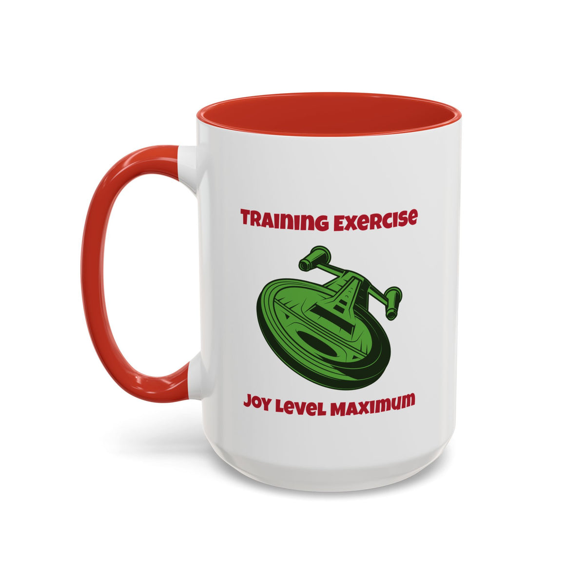 Training For Joy Funny SciFi Christmas Accent Mug-welovescifi.net