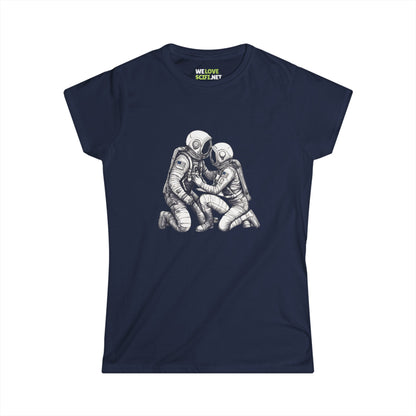 Here for You Space Art Sci-Fi Woman's Tee