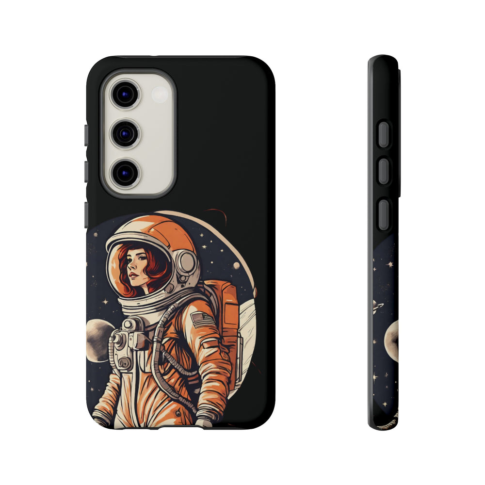 Spacegirl Astronaut Samsung Galaxy Cases