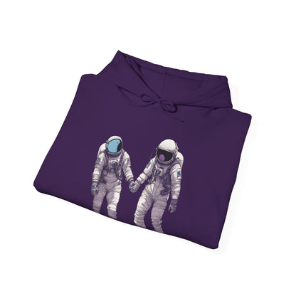 Astronaut Spaceart Hoodie - Next to You Sci-Fi Hoodie