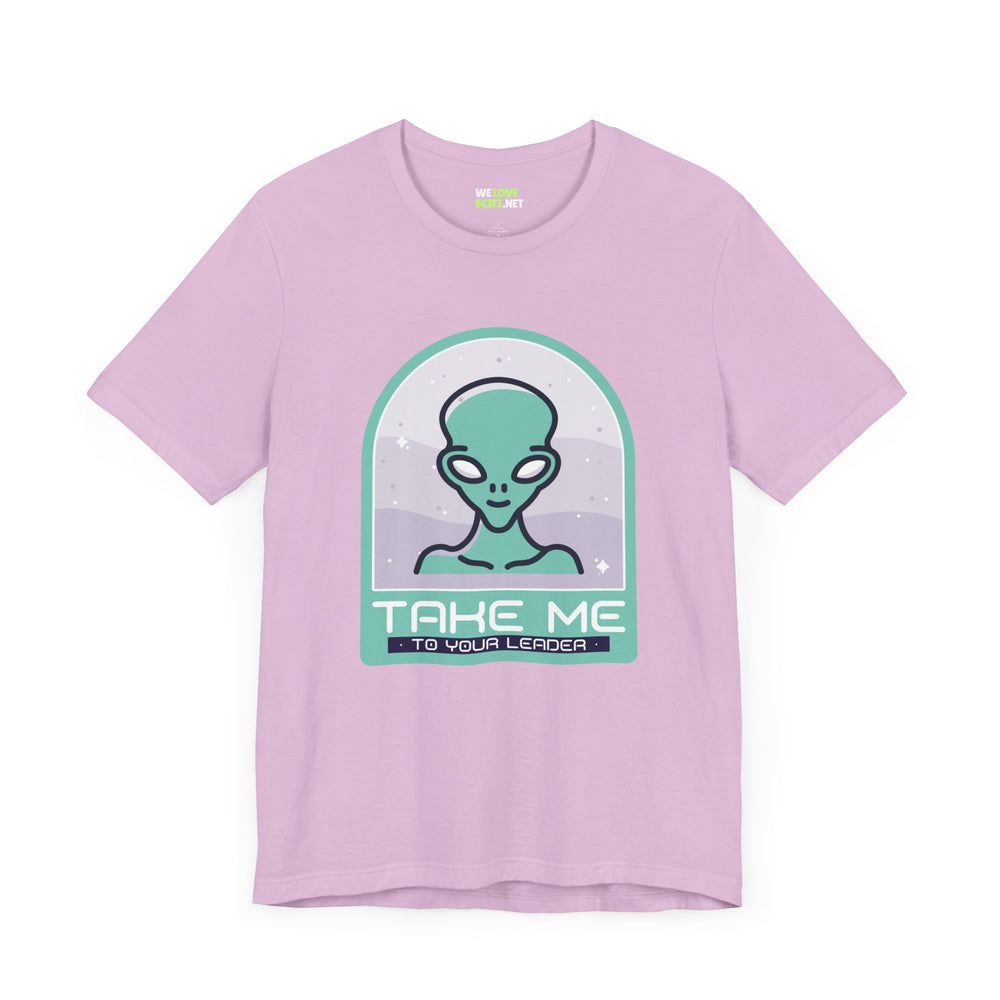 sci-fi UFO t-shirt-Take Me to Your Leader UFO SciFi T-Shirt