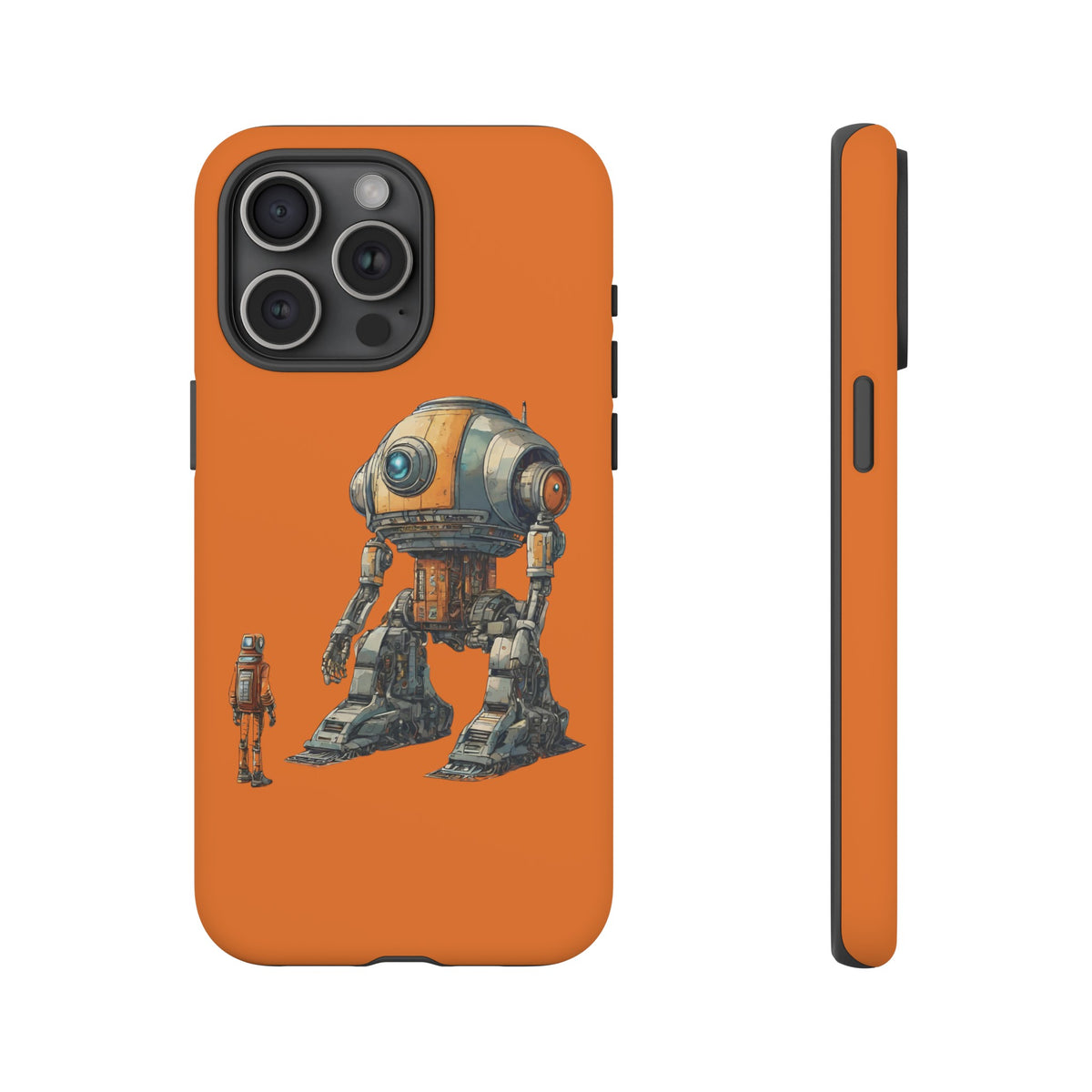 Robot Space Art iPhone Cases | Sci-Fi Tough Mobile Covers