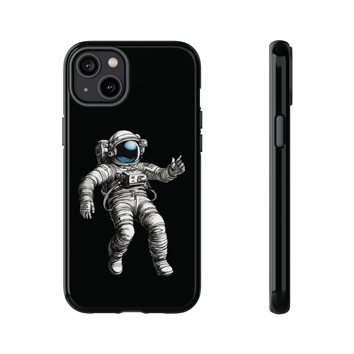 space art astronaut phone case-Space Art Astronautb iPhone