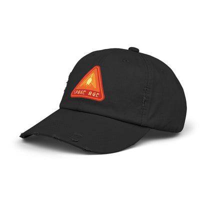 Space-Age Sign Unisex Sci-Fi Distressed Cap