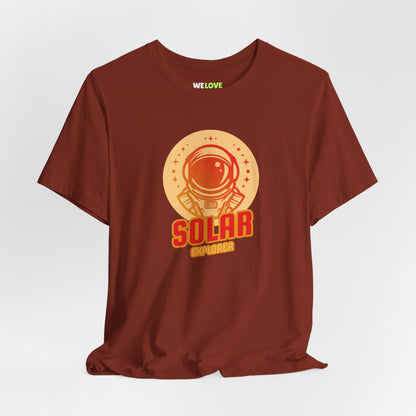 Solar Explorer Astronaut Themed T-Shirt - Sci-Fi Apparel