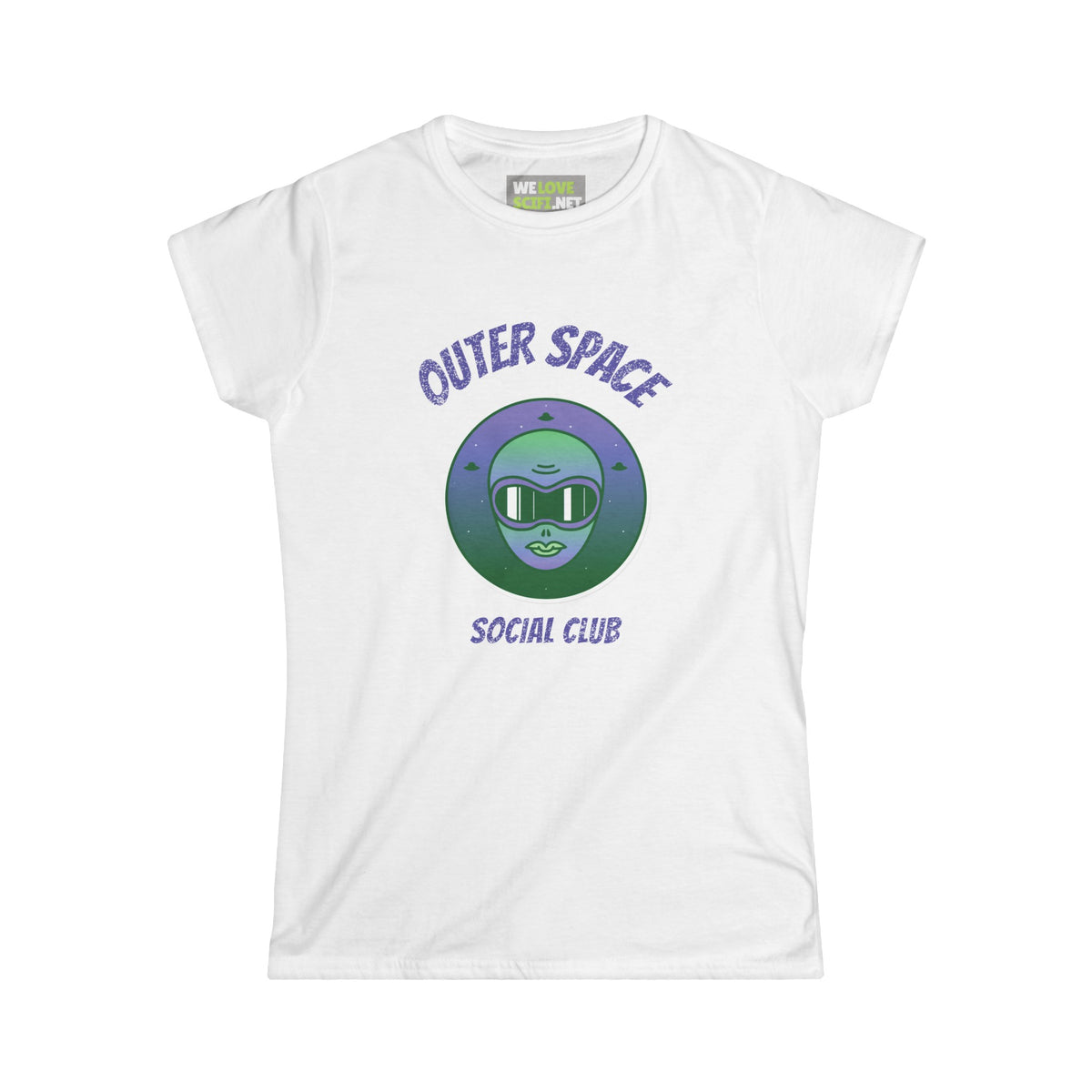 Outer Space Social Club Tee | Women's Astronaut T-Shirt