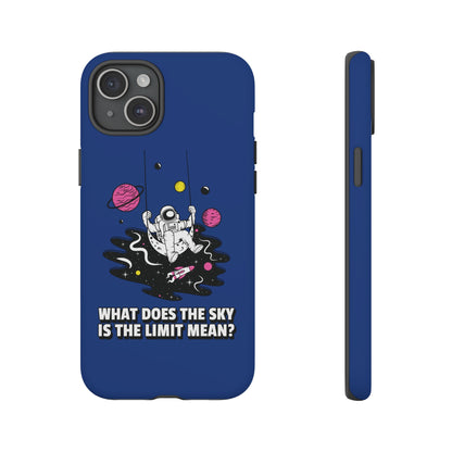 Astronaut iPhone Case Sky Is the Limit Sci-Fi Mobile Cover