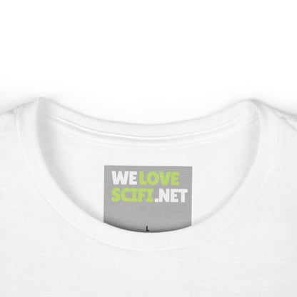 We Want Your Love And Your Planet Funny Alien Woman's Tee-welovescifi.net