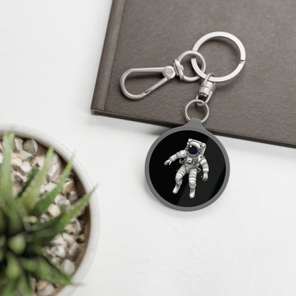 Astronaut In Space Keyring Tag-welovescifi.net