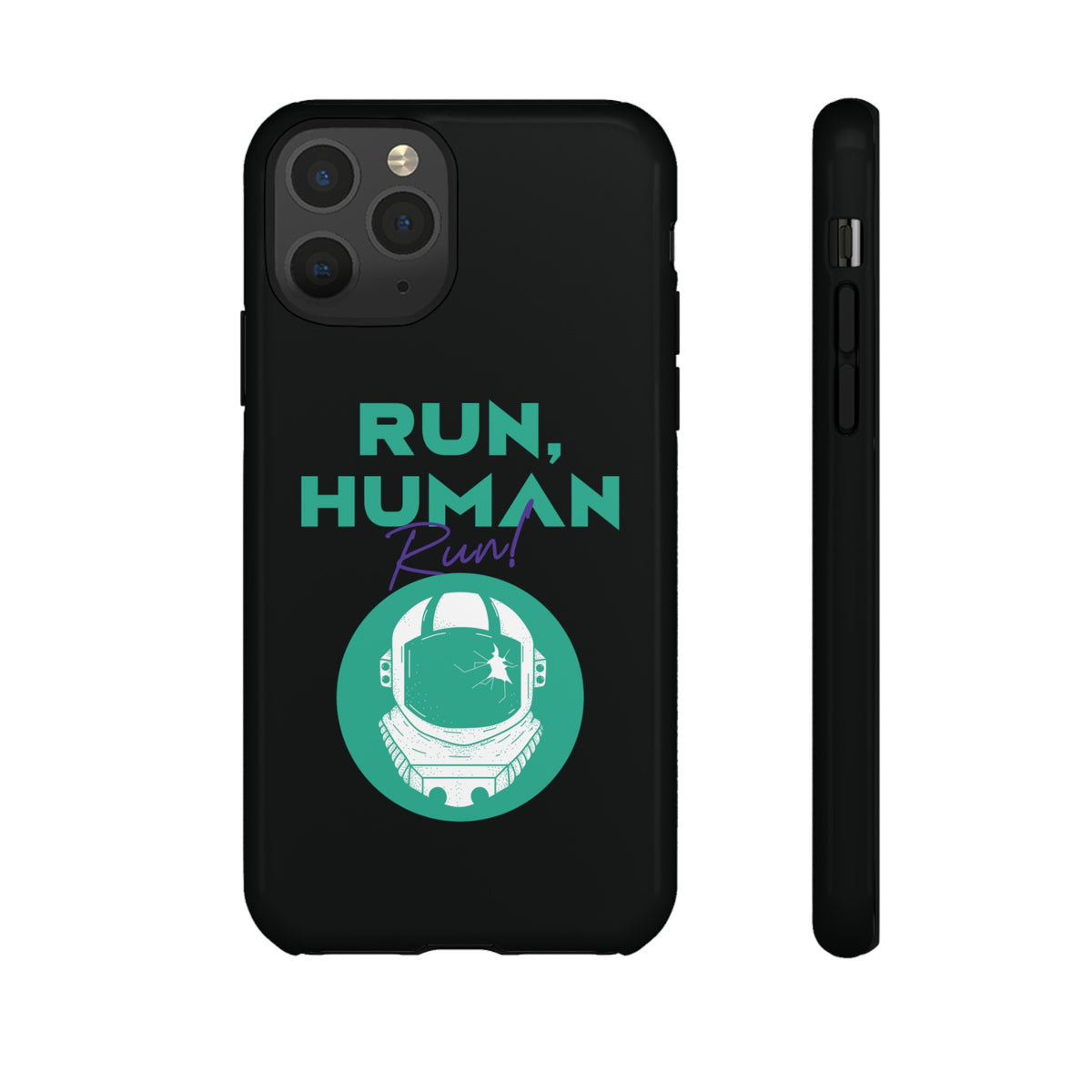 mobile cases-Run Human Run Sci-Fi Tough iPhone Mobile Cases