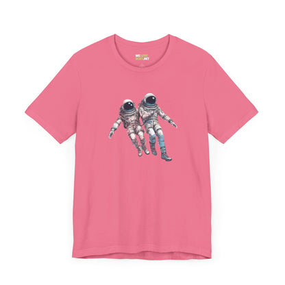 We're Floating As One Astronaut Sci-Fi T-Shirt-welovescifi.net