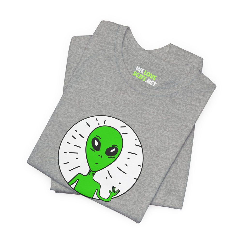 funny UFO t-shirt-Stay Weird Funny UFO Sci-Fi T-Shirt