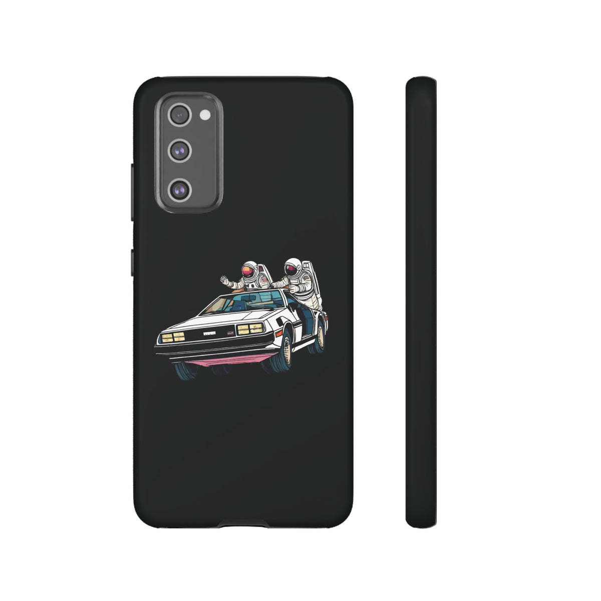 Delorean Party Astronauts Tough Samsung Galaxy Mobile Cases