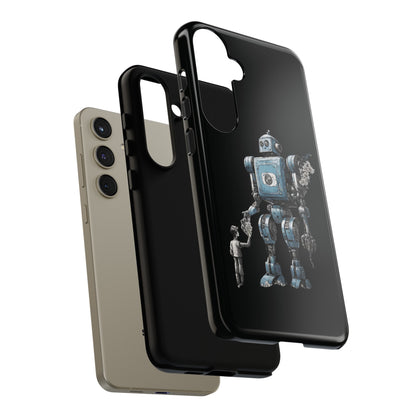 Robot Space Art Samsung Galaxy Case: Tough & Stylish