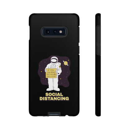 Social Distancing Astronaut Mobile Case