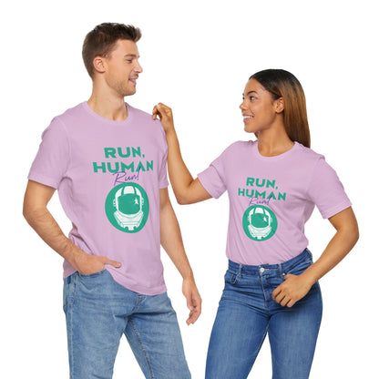 Run Human Run Funny Sci-Fi T-Shirt