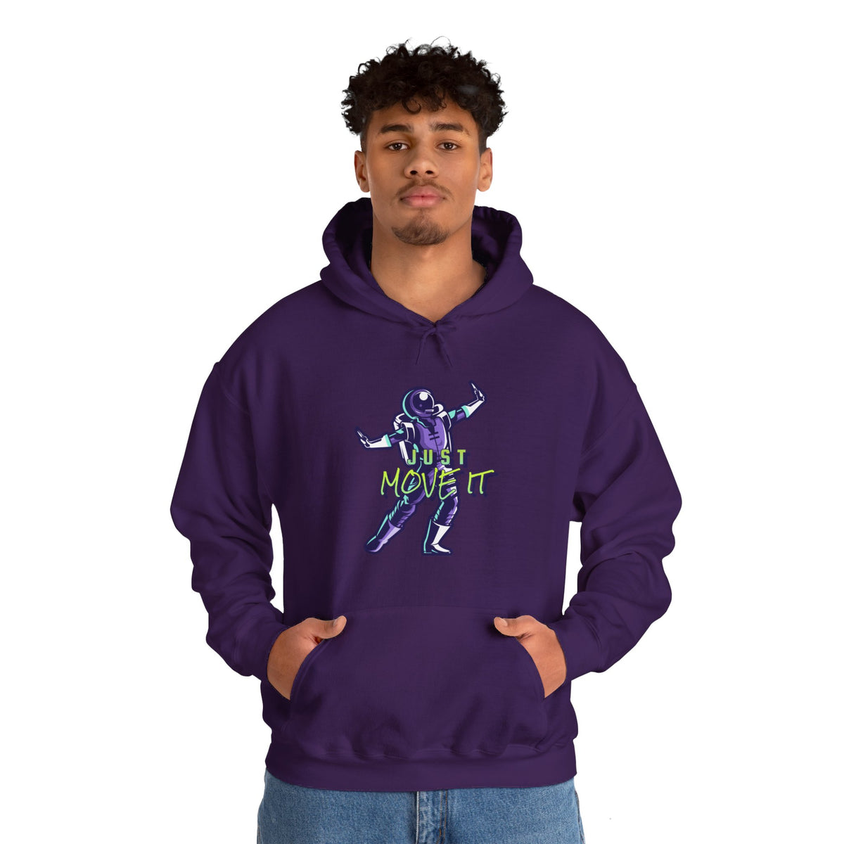 Astronaut Hoodie - Just Move It Sci-Fi Hoodie | WeLoveSciFi