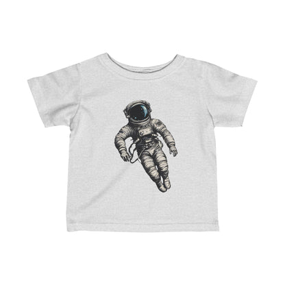 Floating Astronaut SpaceArt Infant Fine Jersey Teewelovescif