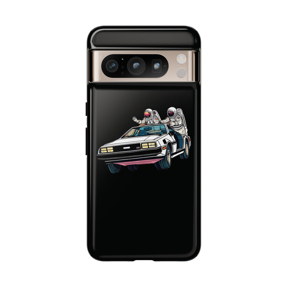 Delorean party astronaut Google Pixel mobile cases