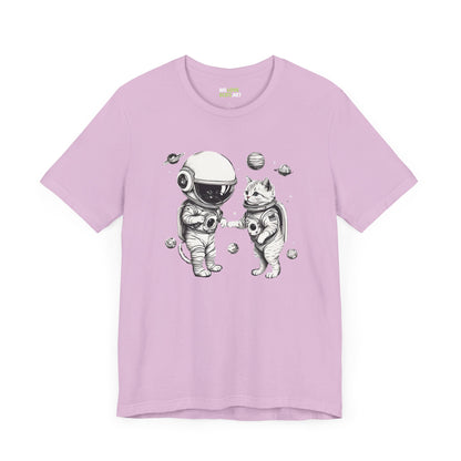 Space Kitties Sci-Fi T-Shirt | Astronaut Cats Tee